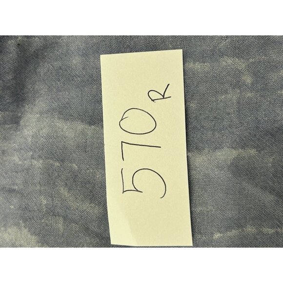 Eileen Fisher Blue White Tie Dye Whisper Silk Lightweight Scarf Made In Italy - Picture 8 of 9